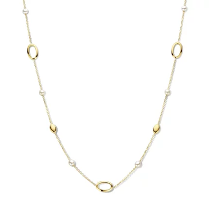 Swing Jewels Geelgouden Halsketting 18 karaat Met Parel SWCN10254-Y14-18